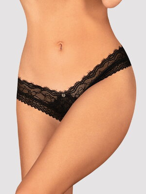 Chiloti sexy - Medilla crotchless - Negru